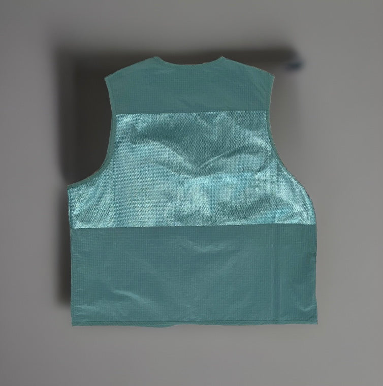 Green fisher vest