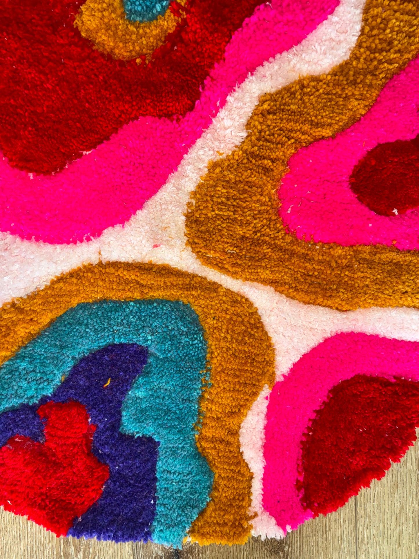 Hand made area rug