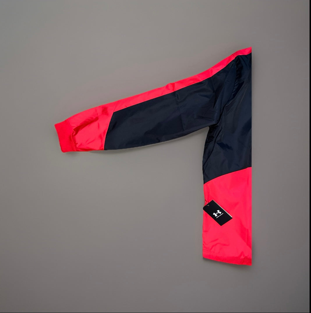 Under armour legacy windbreaker. Red, black jacket