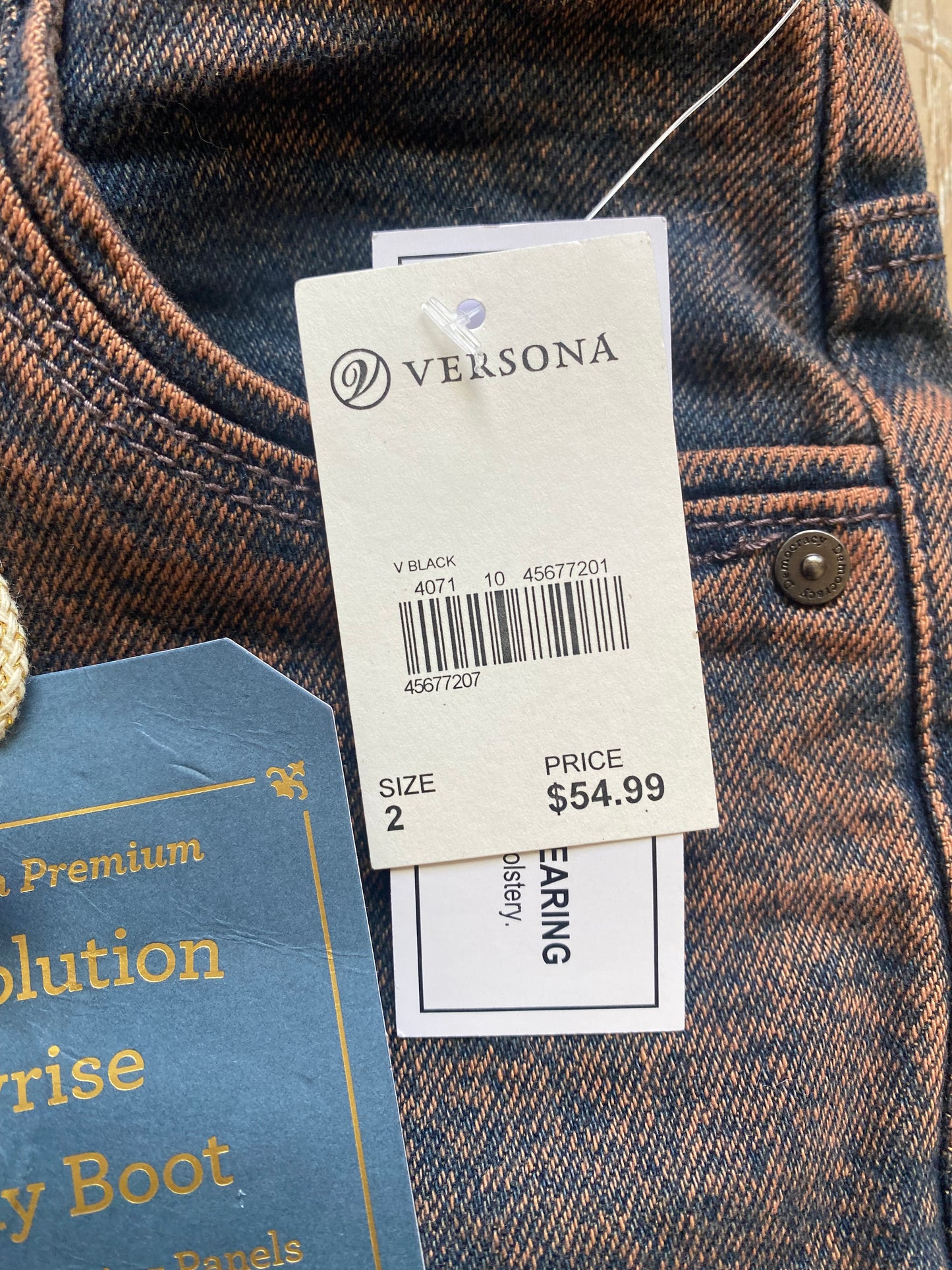 Shape support rust color Jeans
