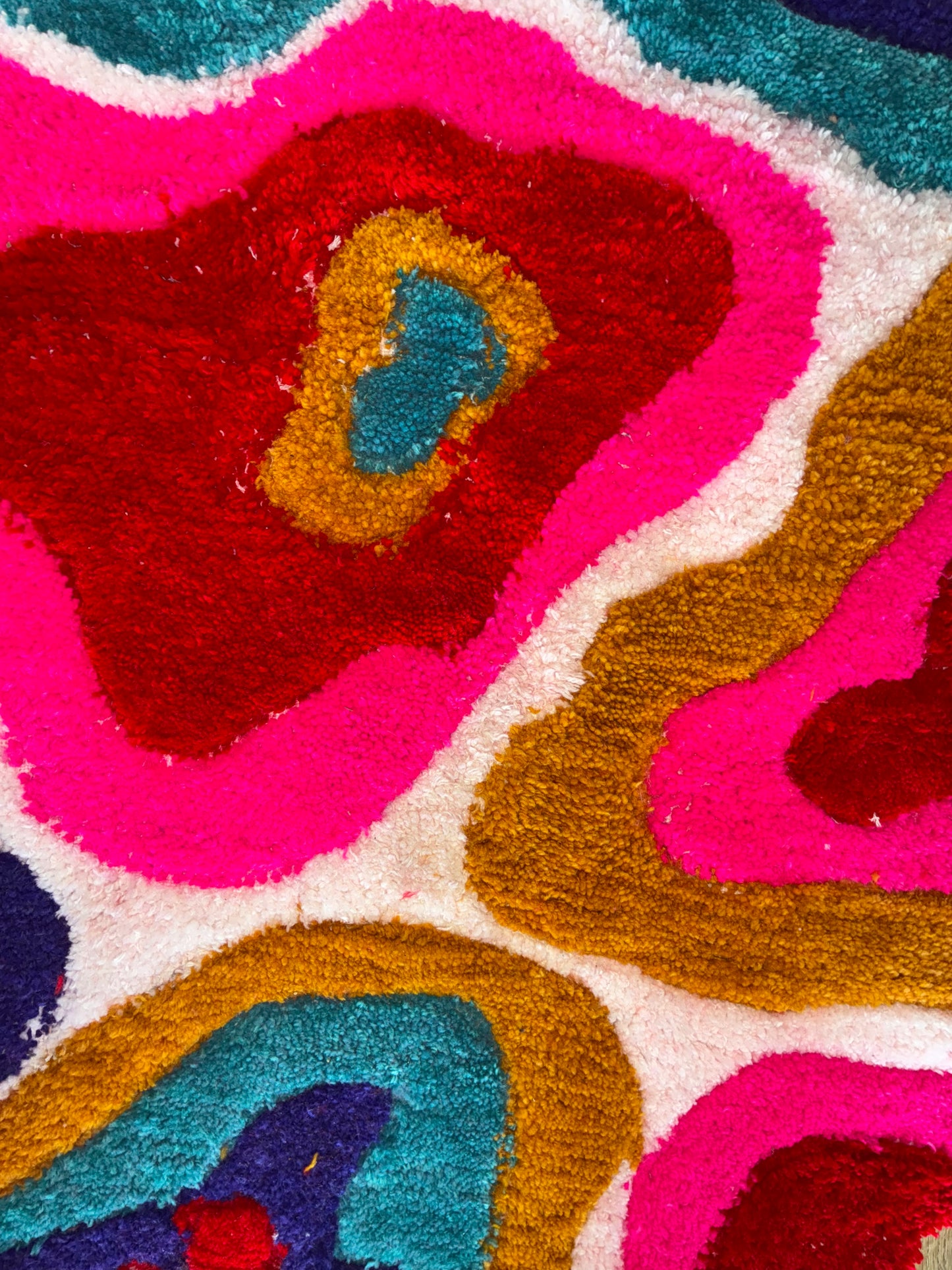 Hand made area rug