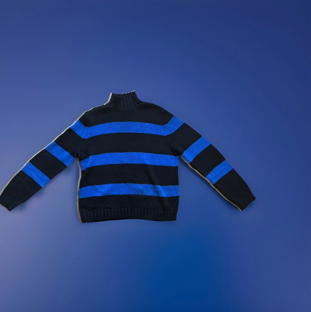 Striped turtle neck(sweater)