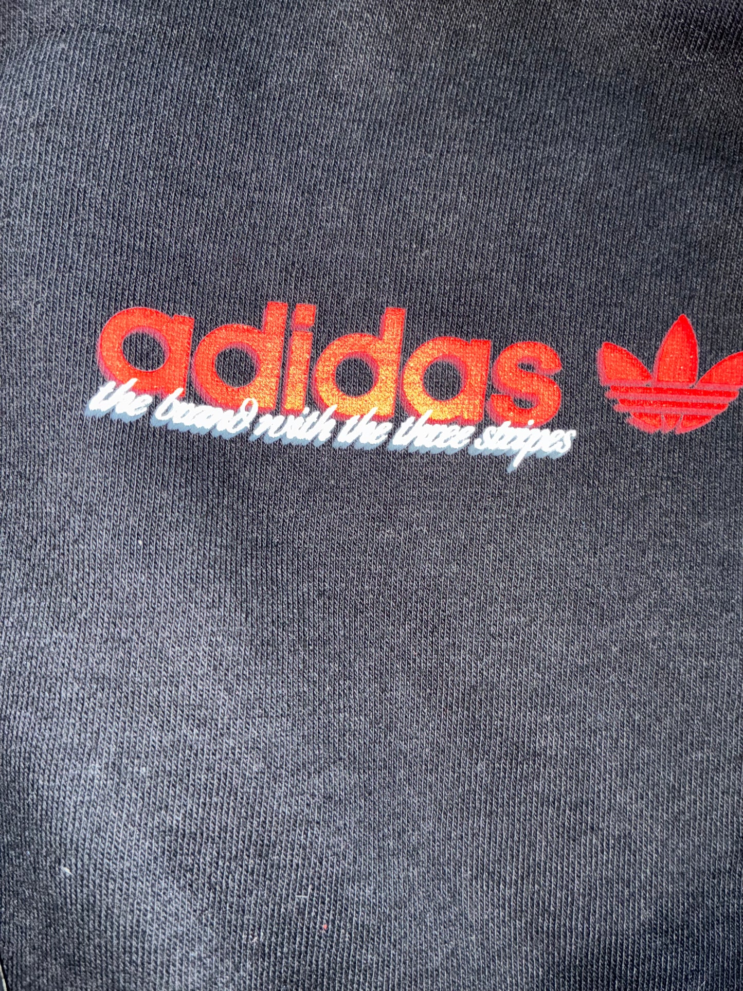 Original black adidas pull over hoodie