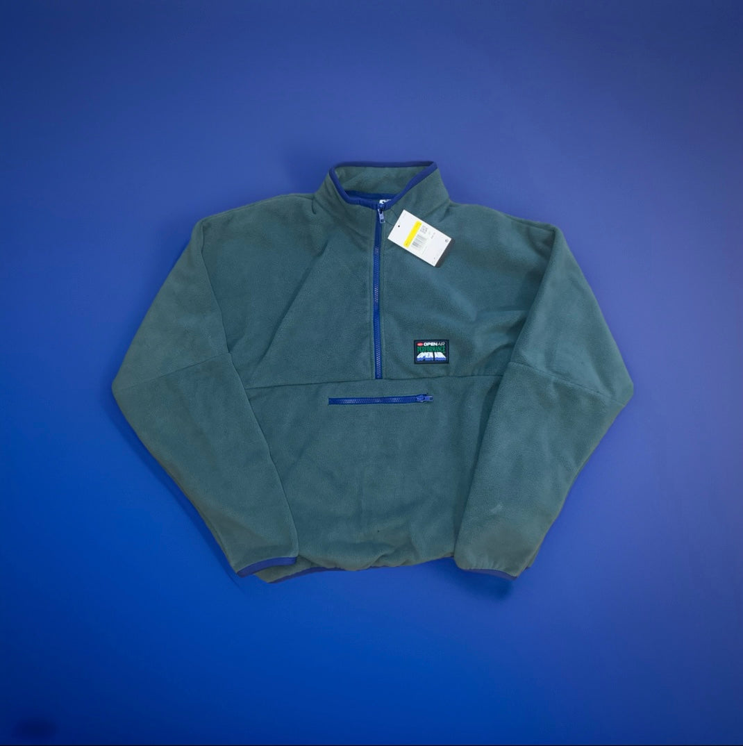 Nike Fleece Half-Zip Pullover Sweatshirt (Men’s Small) – Forest Green
