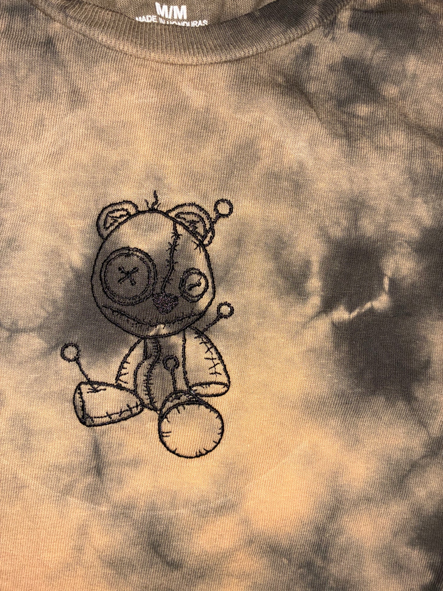 Teddy bear tye dye t shirt