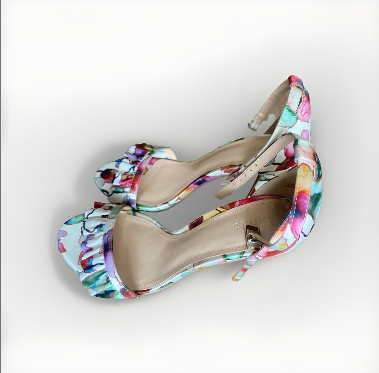 Forever 21 floral heels
