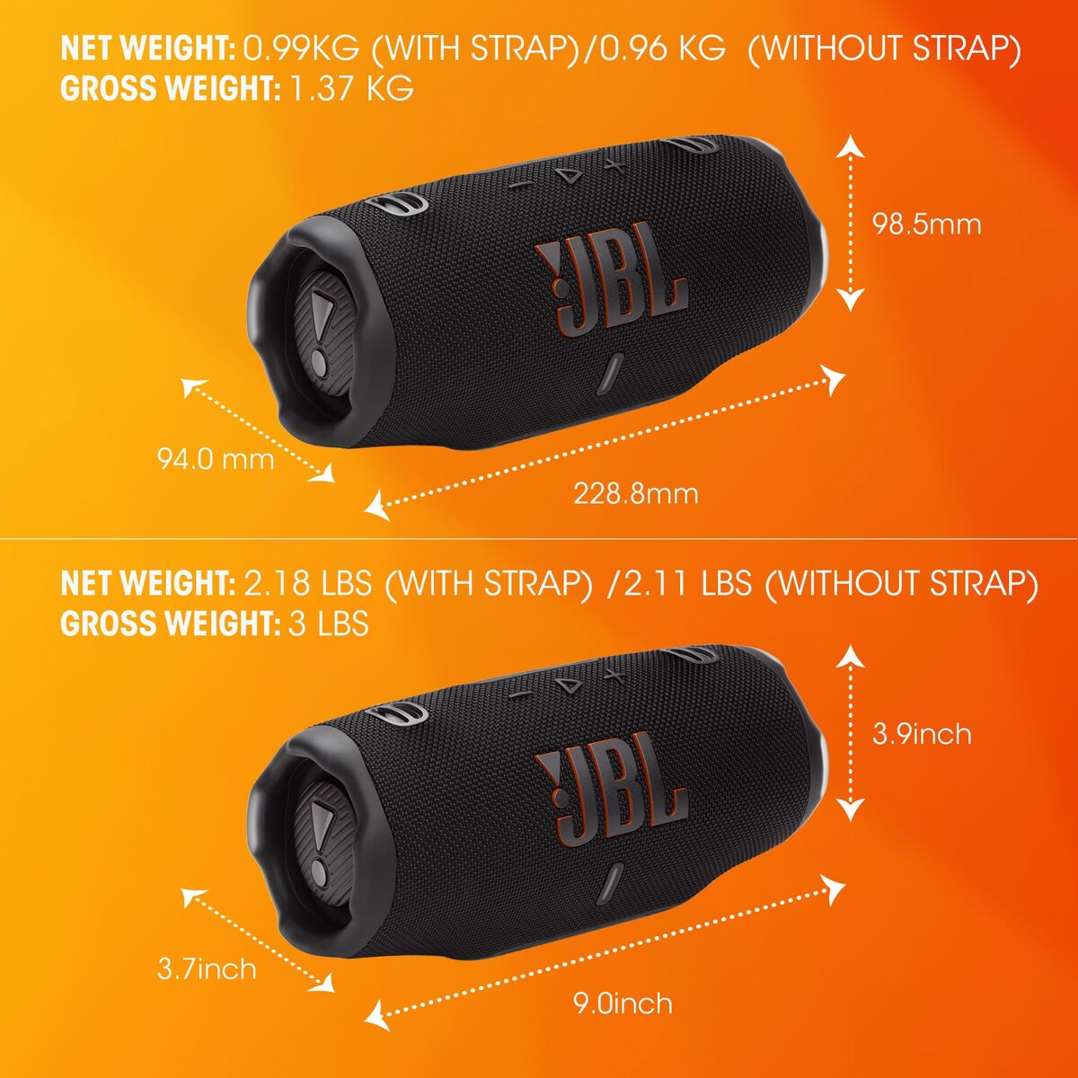 Portable Bluetooth Speakers JBL JBLCHARGE6SQUAD Printed-6