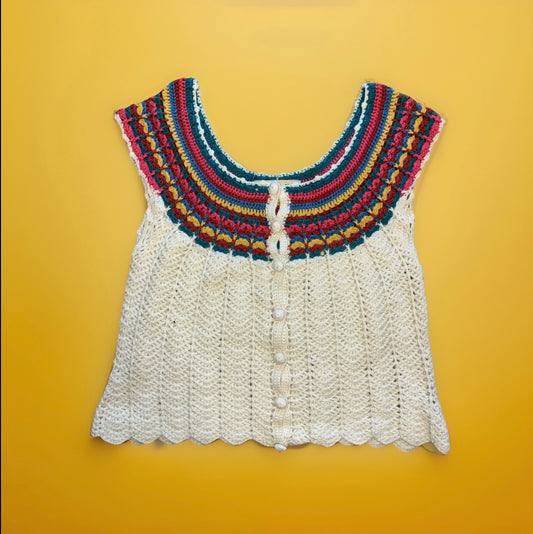 Tapestry Sweater vest