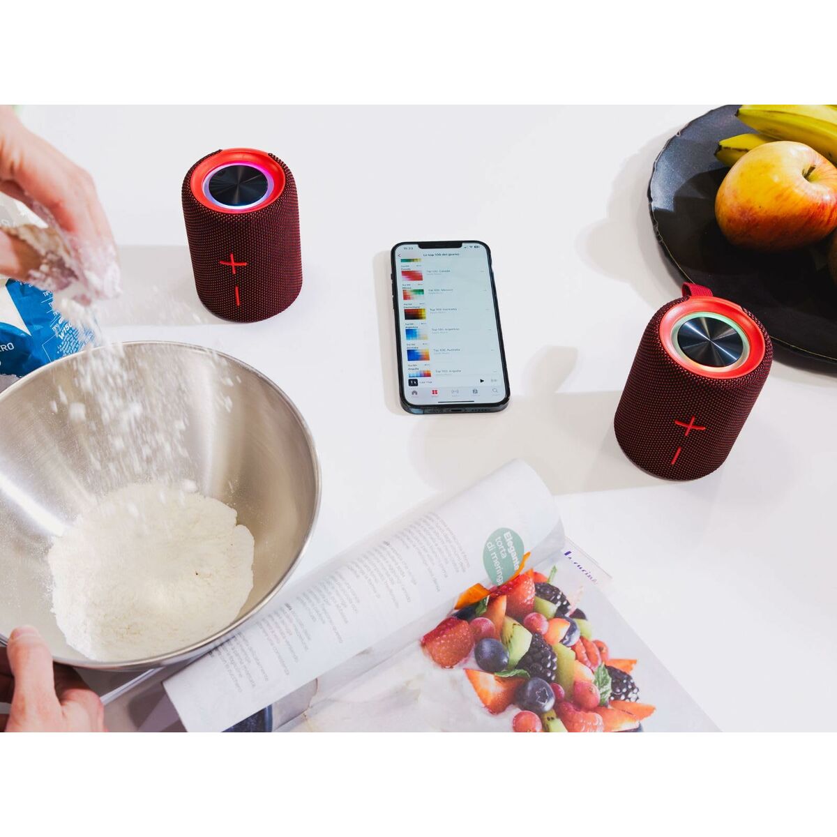 Portable Speaker Trevi Trevi XR 8A44 DOUBLE Red