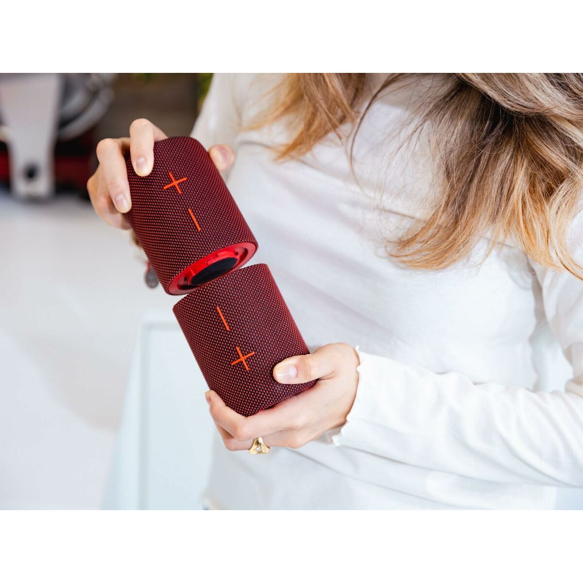 Portable Speaker Trevi Trevi XR 8A44 DOUBLE Red