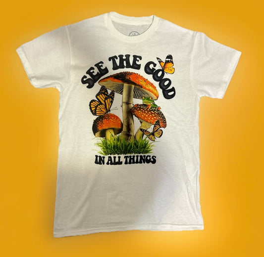 Mushroom T-Shirt(White)