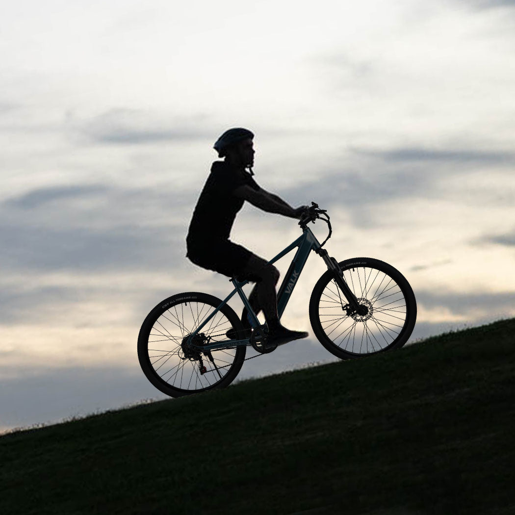 NNEMB Vortex 3 Electric Bike, Medium Frame Mountain ebike, Metallic Teal