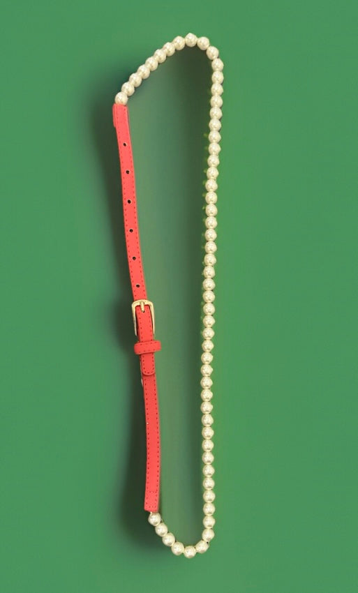 Crimson Pearl Belt