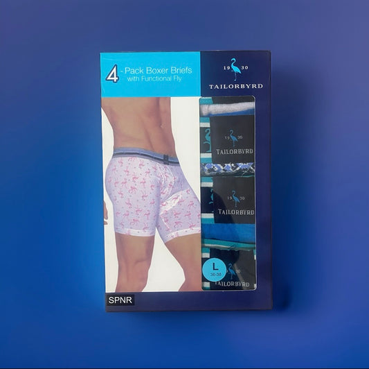 4 pack tailorbyrd underwear briefs