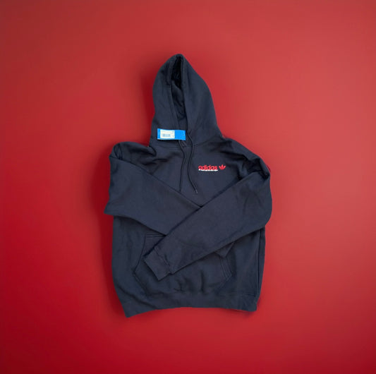 Original black adidas pull over hoodie