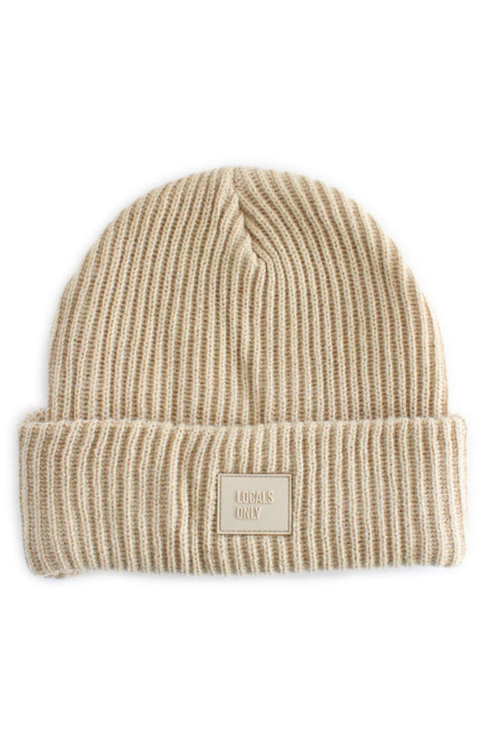 Ribbed Beanie Hat - Oatmeal