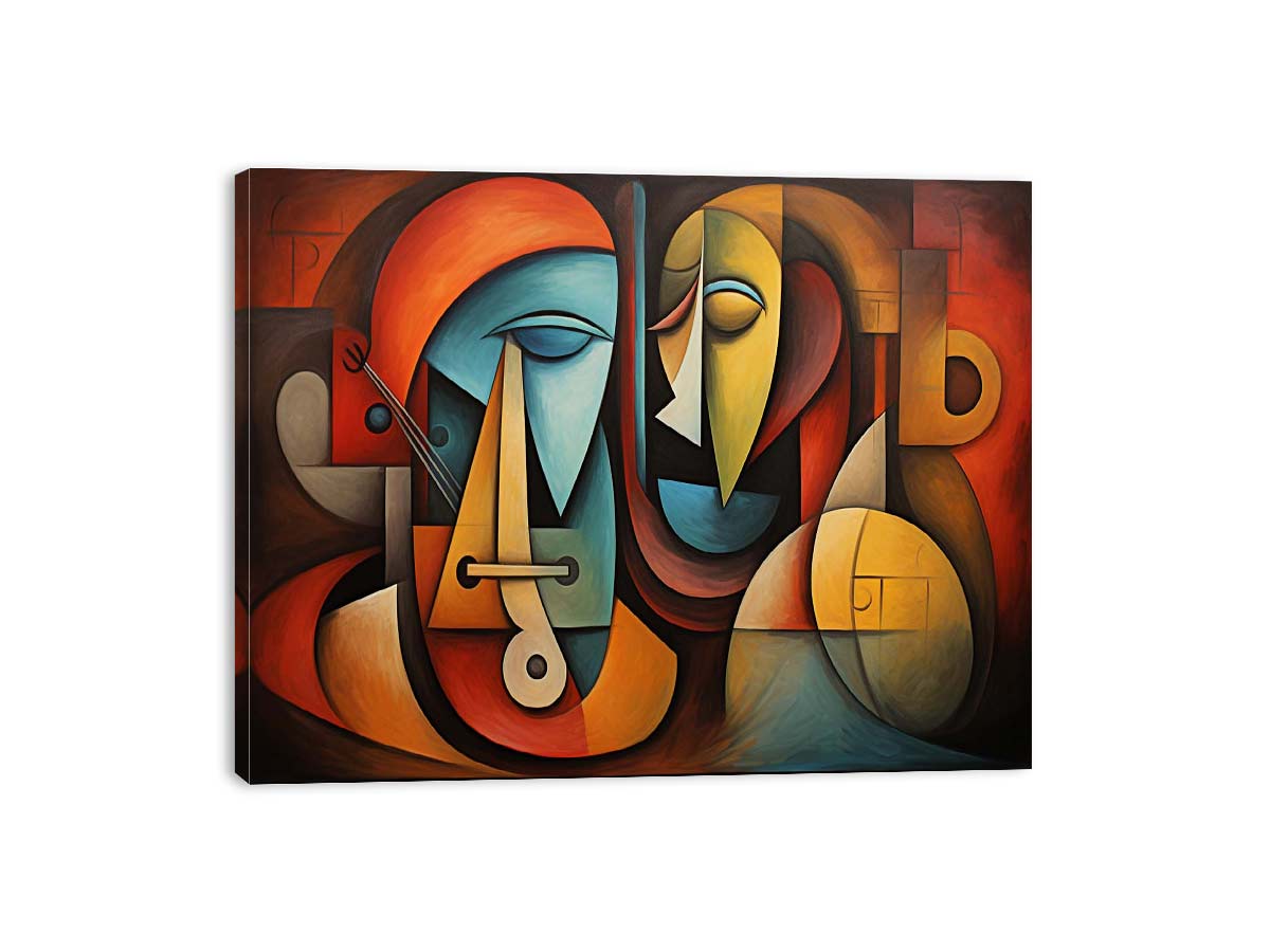 Cubism Art  Canvas Art Print